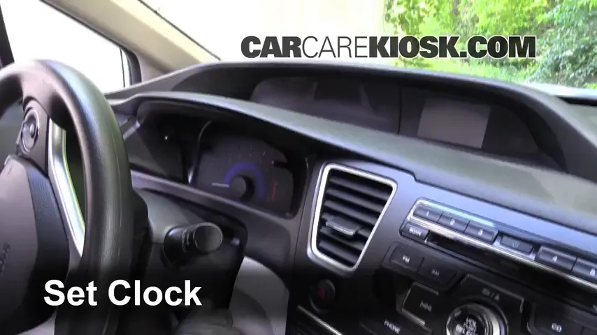 2014 Honda Civic LX 1.8L 4 Cyl. Sedan Clock Set Clock